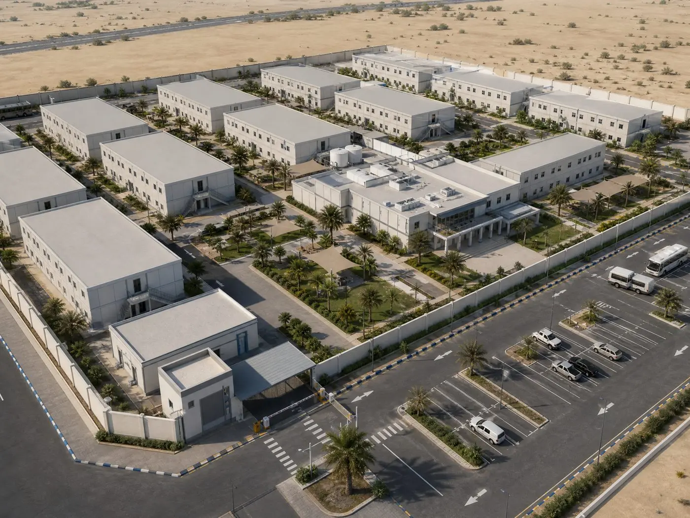 كومباوند بانبان للسكن الجماعي